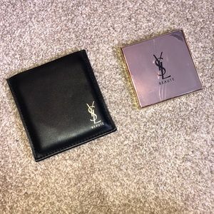 Ysl purse mirror with case, brand new